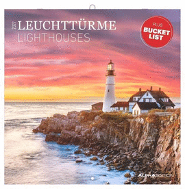 2027 LIGHTHOUSES CALENDARIO 30 X 30