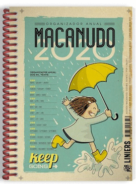 AGENDA MACANUDO (2020) ANILLADA LLUVIA