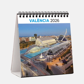 CALENDARIO 2026 SOBREMESA (14X15 CM) VALENCIA