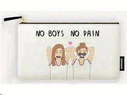 ESTUCHE DE PLASTICO NO BOYS NO PAIN