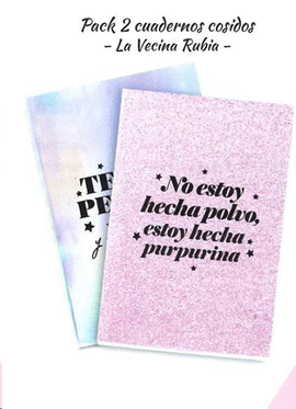 KIT 2 CUADERNOS COSIDOS LA VECINA RUBIA