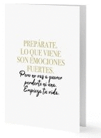 PREPARATE LO QUE VIENE SON EMOCIONES FUERTES