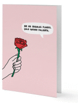 NO ME REGALES FLORES SOLO QUIERO FOLLARTE