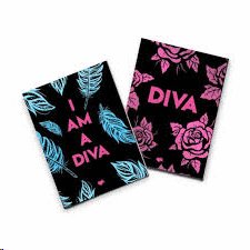 PACK 2 CUADERNOS COSIDOS LA VECINA RUBIA ROSAS Y PLUMA