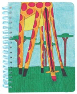 LIBRETA TAPA DURA A5 ALGO DE JAIME JIRAFA