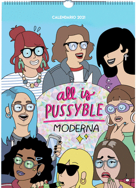 CALENDARIO DE PARED 2021 MODERNA DE PUEBLO