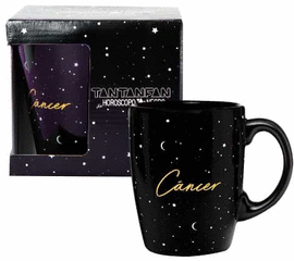 TAZA MUG HOROSCOPO NEGRO CANCER