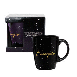 TAZA MUG HOROSCOPO NEGRO ESCORPIO