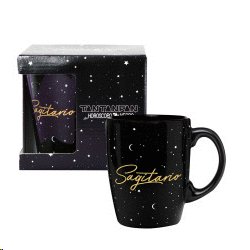 TAZA MUG HOROSCOPO NEGRO SAGITARIO