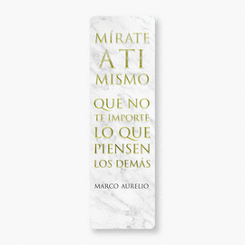 MARCAPGINAS MRATE A TI MISMO QUE NO TE IMPORTE LO QUE PIENSEN LOS DEMS