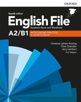 ENGLISH FILE 4TH EDITION A2/B1. STUDENT'S BOOK AND WORKBOOK WITH KEY PACK