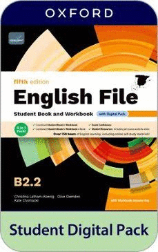 ENGLISH FILE 5TH EDITION B2.2. STUDENT'S BOOK AND WORKBOOK AND DIGITAL WITH KEY