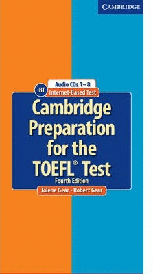 CAMBRIDGE PREPARATION FOR THE TOEFL TEST AUDIO CDS (8) 4TH EDITION