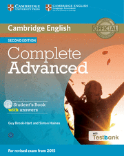 COMPLETE ADVANCED STUDENT'S BOOK WITH ANSWERS WITH CD-ROM WITH TESTBANK 2ND EDIT