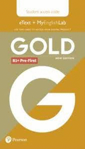 GOLD PRE-FIRST NEW EDITION STUDENTS' ETEXT AND MYENGLISHLAB ACCESS CARD