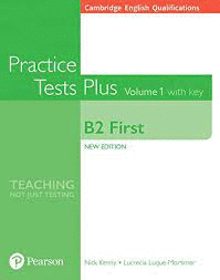 CAMBRIDGE ENGLISH QUALIFICATIONS: B2 FIRST VOLUME 1 PRACTICE TESTS PLUSWITH KEY