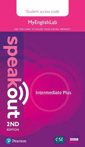 SPEAKOUT INTERMEDIATE PLUS 2ND EDITION MYENGLISHLAB STUDENT ACCESS CARD