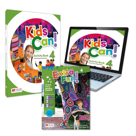 KIDS CAN! 4 ACTIVITY BOOK: CUADERNO DE ACTIVIDADES IMPRESO + ACCESO A LA VERSI�N