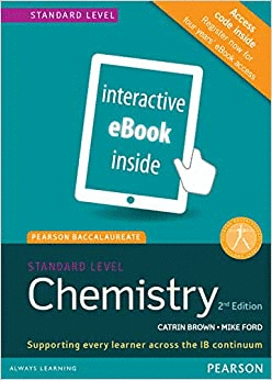 PEARSON BACCALAUREATE CHEMISTRY STANDARD LEVEL 2ND ED. EBOOK
