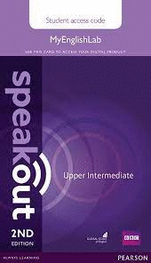 SPEAKOUT UPPER INTERMEDIATE 2ND EDITION MYENGLISHLAB STUDENT ACCESS CARD(STANDALONE)