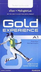 GOLD EXPERIENCE A1 ETEXT & MYENGLISHLAB STUDENT ACCESS CARD