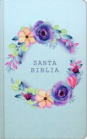 SANTA BIBLIA (EDICI�N CON FLORES AZULES TAPA DURA)