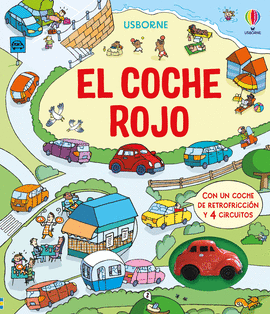 COCHE ROJO JUGUETE CON CUERDA