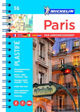 PLANO PARIS PAR ARRONDISSEMENT PLASTIFI