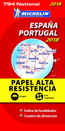 MAPA NATIONAL ESPAA - PORTUGAL 