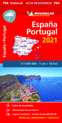 MAPA NATIONAL ESPAÑA PORTUGAL 2021 ALTA RESISTENCIA