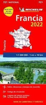 MAPA NATIONAL FRANCIA (11721) 2022