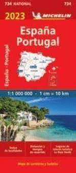 MAPA NATIONAL ESPA�A, PORTUGAL (11734)