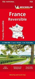MAPA NATIONAL FRANCE REVERSIBLE 11722