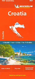 MAPA NATIONAL CROATIA 11757