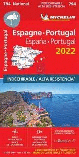 MAPA NATIONAL ESPAÑA PORTUGAL ALTA RESISTENCIA