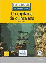 UN CAPITAINE DE 15 ANS - NIVEAU 1/A1 - LIVRE + AUDIO T�L�CHARGEABLE