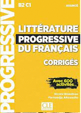 LITTRATURE PROGRESSIVE DU FRANAIS-LIVRE + CD - NIVEAU AVANC - NOUVELLE COUVERTURE