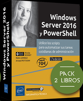 WINDOWS SERVER 2016 Y POWERSHELL - PACK DE 2 LIBROS