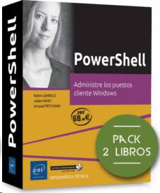 POWERSHELL PACK 2 LIBROS ADMINISTRE PUESTOS CLIENTE WINDOWS