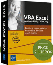 VBA EXCEL (VERSIONES 2019 Y OFFICE 365) PACK 2 LIBROS