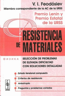 RESISTENCIA DE MATERIALES SELECCION DE PROBLEMAS DE ELEVADA DIFICULTAD