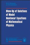 BLOW-UP OF SOLUTIONS OF MODEL NONLINEAR EQUATIONS OF MATHEMATICAL PHYSICS