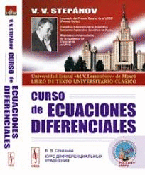 CURSO DE ECUACIONES DIFERENCIALES