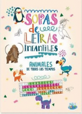SOPAS DE LETRAS INFANTILES ANIMALES DE TODOS LOS TIEMPOS
