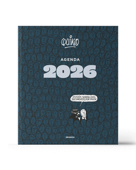 AGENDA 2026 QUINO ENCUADERNADA NEGRA