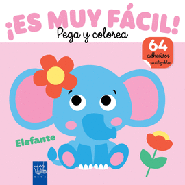 ES MUY F�CIL! PEGA Y COLOREA. ELEFANTE