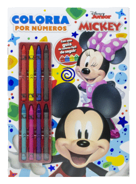 MICKEY. COLOREA POR N�MEROS CON CERAS