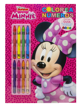 MINNIE. COLOREA POR N�MEROS CON CERAS