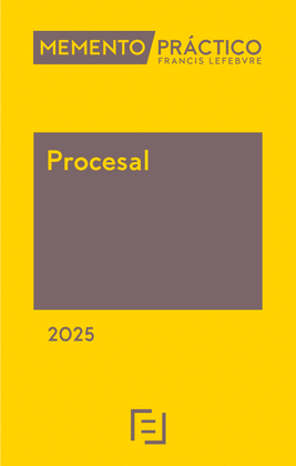 MEMENTO PROCESAL 2025 EDICION ESPECIAL ABOGACIA