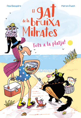 GAT DE LA BRUIXA MILRATES TOTS A LA PLATJA